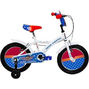 Bicicleta Infantil Aro 16 Mulher Maravilha Wonder Woman