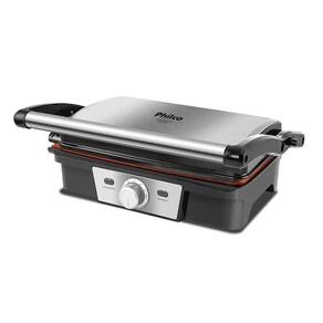 Grill Philco PGR19PI Inox Antiaderente Redstone 220V