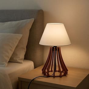Abajur Quarto Casal E Sala Luminaria De Mesa Vulcão Preto