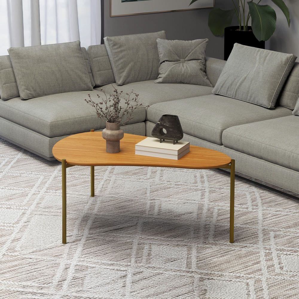 Mesa de Centro Orgânica 90cm - Dalla Costa