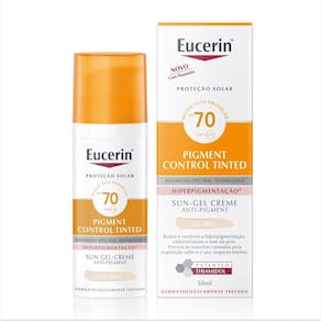 Eucerin Sun Pigment Control Matted Claro FPS 70 Proteção Solar Facial 50ml
