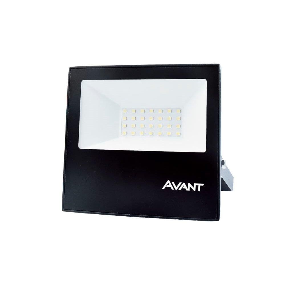 Refletor LED Avant Slim Azul 30W 2250 Lúmens Bivolt Preto