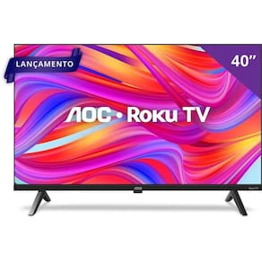 Smart TV AOC 40" Roku TV Full HD 40S5045/78G