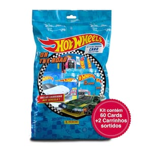Hot Wheels Blister Com 10 Envelopes + 2 Carrinhos