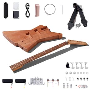 Kit de baixo elétrico Leo Jaymz DIY Mahogany Body