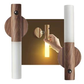 Luminaria Led Sensor Movimento Kit 2 Uni Detecta Presença Usb Recarregavel