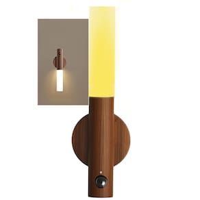 Luminaria Bastao LED Magnetico Sensor Presença Movimento USB