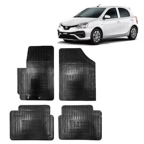 Tapete Borracha Toyota Etios 2019 Até 2021 4 Peças Preto