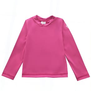 Camiseta de Praia Infantil Proteção UV 50+ Pink Tip Top