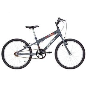 Bicicleta Infantil Aro 20 Mtb Mormaii Top Lip Grafite