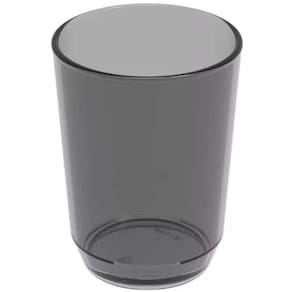 48 Copos Crippa 500ml Plástico Fumê Suco Água Bebidas Refeitórios Escolar