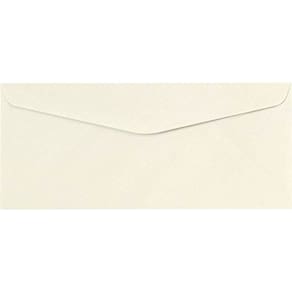 Envelopes S Superfine Printing Natural #9, pacote regular, 50
