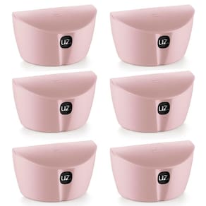 Kit 6 Saleiros com Tampa Porta Sal Cozinha 500ml Plástico UZ