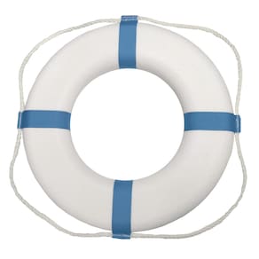 Life Ring TAYLOR MADE PRODUCTS Decorativo branco/azul 25 cm