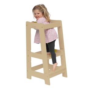 Banqueta ajustável para crianças Stepup Baby com trilhos de segurança