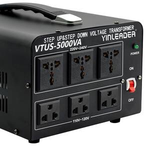 Transformador conversor de tensão Yinleader 5000W 110-120V a 220-240V