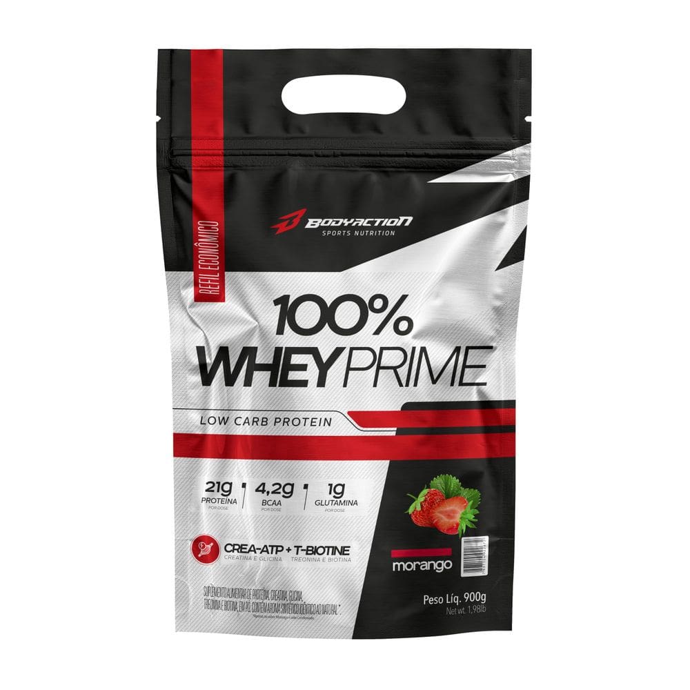 Whey 100% Prime Morango 900G