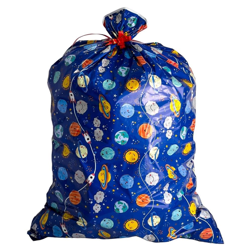 Saco De Presente Planetas 30X45 Com Lacinho