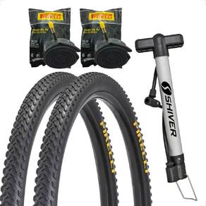 Par Pneu Pirelli Scorpion aro 26 x 2.0 MTB Cravudo Banda leve Bike Arame Camaras Bomba de ar Shiver