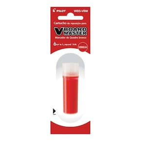 Refil para Pincel Marcador de Quadro Branco Board Master Vermelho - Pilot