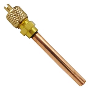 Válvula Schraeder Cobre 1/4 Para Refrigeração 50 Unidades