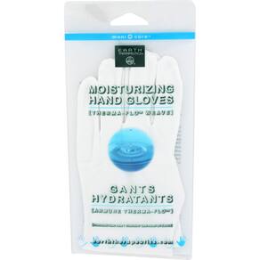 Luvas de mão hidratantes Earth Therapeutics White (1 par)