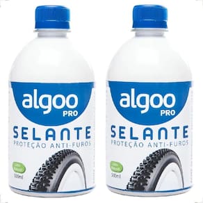 2 Selante Líquido Algoo Pro 500ml Mtb Speed Bike Bicicleta Anti Furo Vacina Tapa furo aro 26 27,5 29