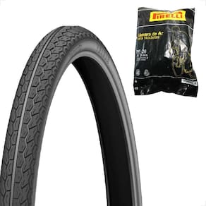 Pneu bicicleta bike Levorin Vereda aro 26 x 1.1 / 2x2 liso monark caloi tropical poti camara pirelli
