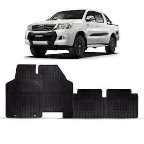 Tapete Borracha Hilux Cabine Dupla 2010 Até 2015 4 Peças