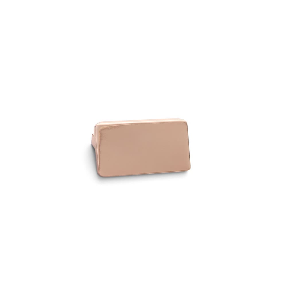 Puxador Traso 32mm Rose Brilhante Zen Design