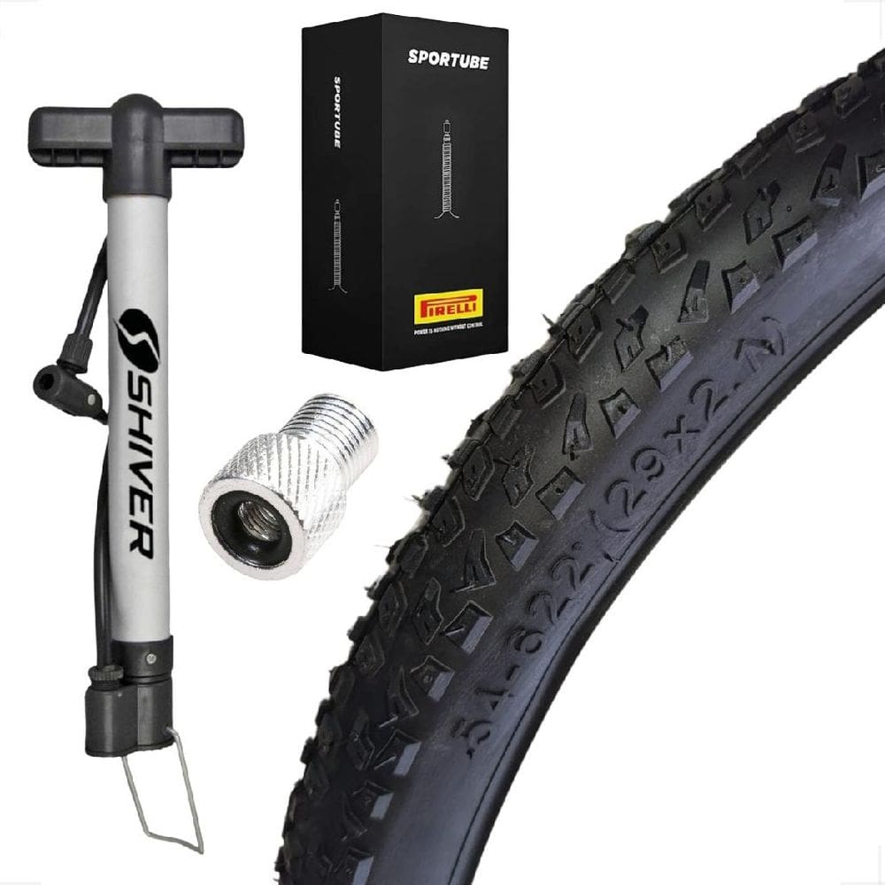 Pneu Bike Bicicleta Mtb Diomond 29 X 2.10 Force Excess Scorpion + Camara + Bomba + Adaptador Bico
