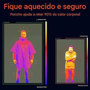 Casaco Esportivo Gold Sports Térmico De Emergencia Anti Chuva Camuflada