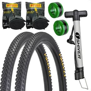 Par Pneu Pirelli Scorpion aro 26 x 2.0 MTB Cravudo Camaras Bomba Shiver + fita anti furo