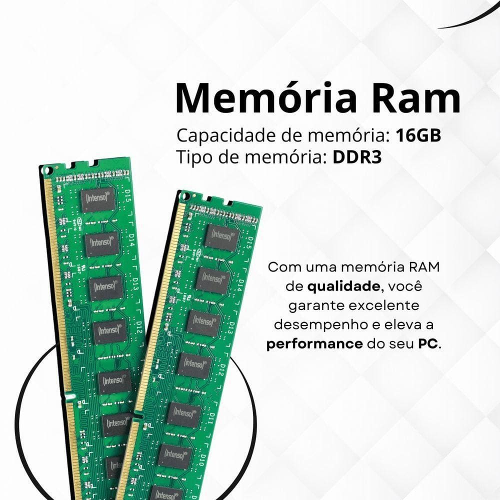 Completo Intel Core I5 16gb Monitor | Casas Bahia