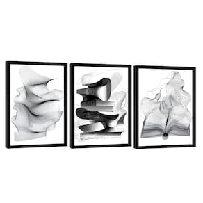 Quadro Decorativo Abstrato Ilustração Simples