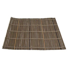 Jogo Americano Retangular Vazado 45 X 30Cm 1Pç Bambu Bicolor