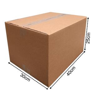 Kit Caixa De Papelão 25 Unidades 40X30X25 Parda Tipo Maleta