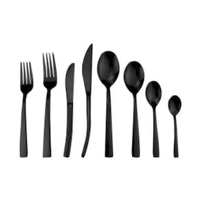 Faqueiro Ravel Em Aco Inox 48 Pecas Cor Preta