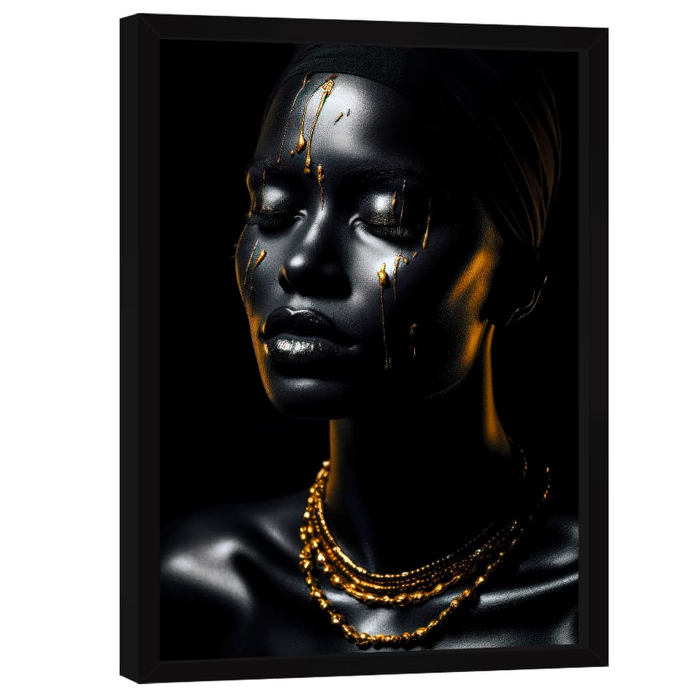 Quadro Decorativo Beleza Africana