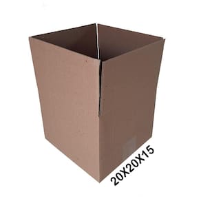 Kit Caixa De Papelão 20X20X15 Parda Tipo Maleta 25 Unidades