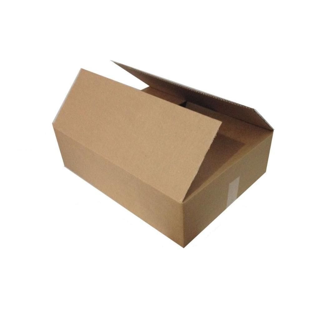 Kit 25 Caixa De Papelão 40X25X20 Parda Tipo Maleta