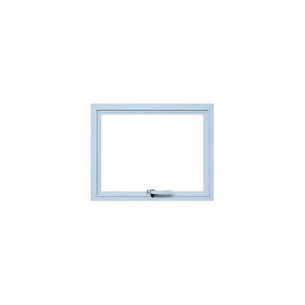 Janela 1 Módulo Vidro Segurança 6cm 80cm x 60cm Fábrica do Alumínio Maxim-Ar Branco