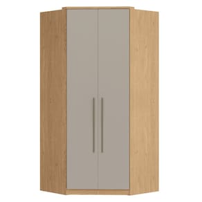Guarda-roupa Modulado de Canto 2 Portas Elegance Angelin / Niquel