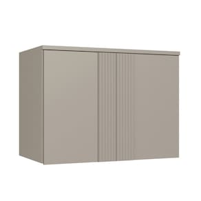 Módulo Aéreo 2 Portas 100cm X 73cm Elegance Níquel Canelado