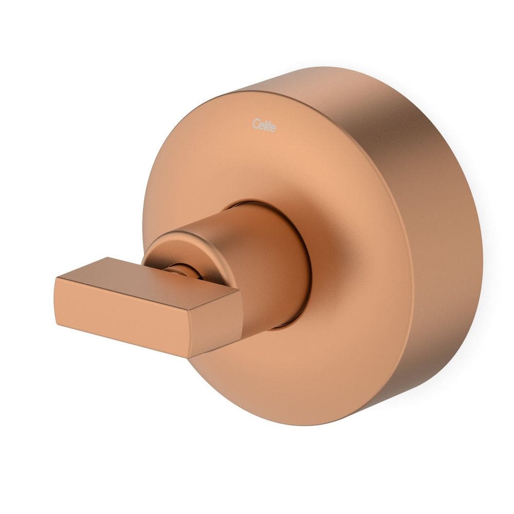 Acabamento de Registro para Base Deca 1.1/4, 1.1/2 Flow Celite Rose Gold Matte