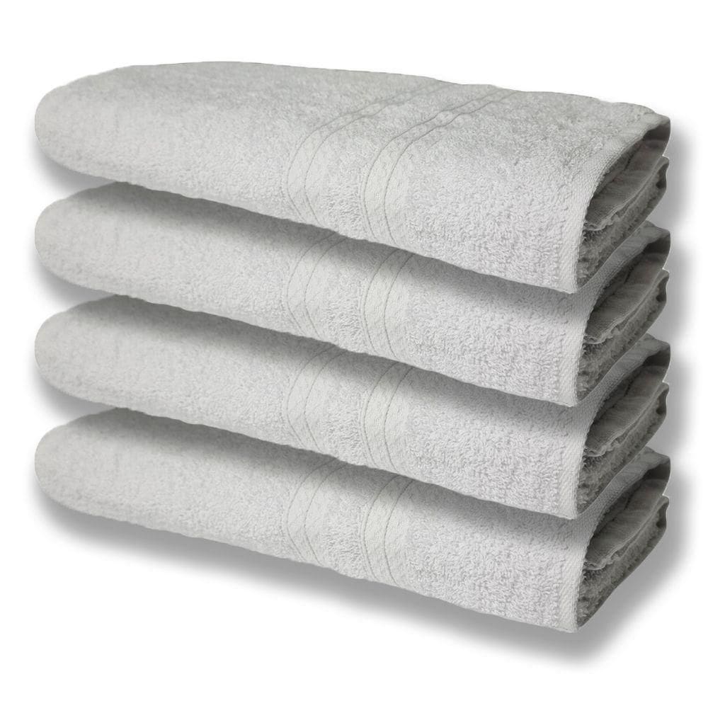 4 Toalhas Super Felpudas Grande E Grossa Algodão 80x150 Branco