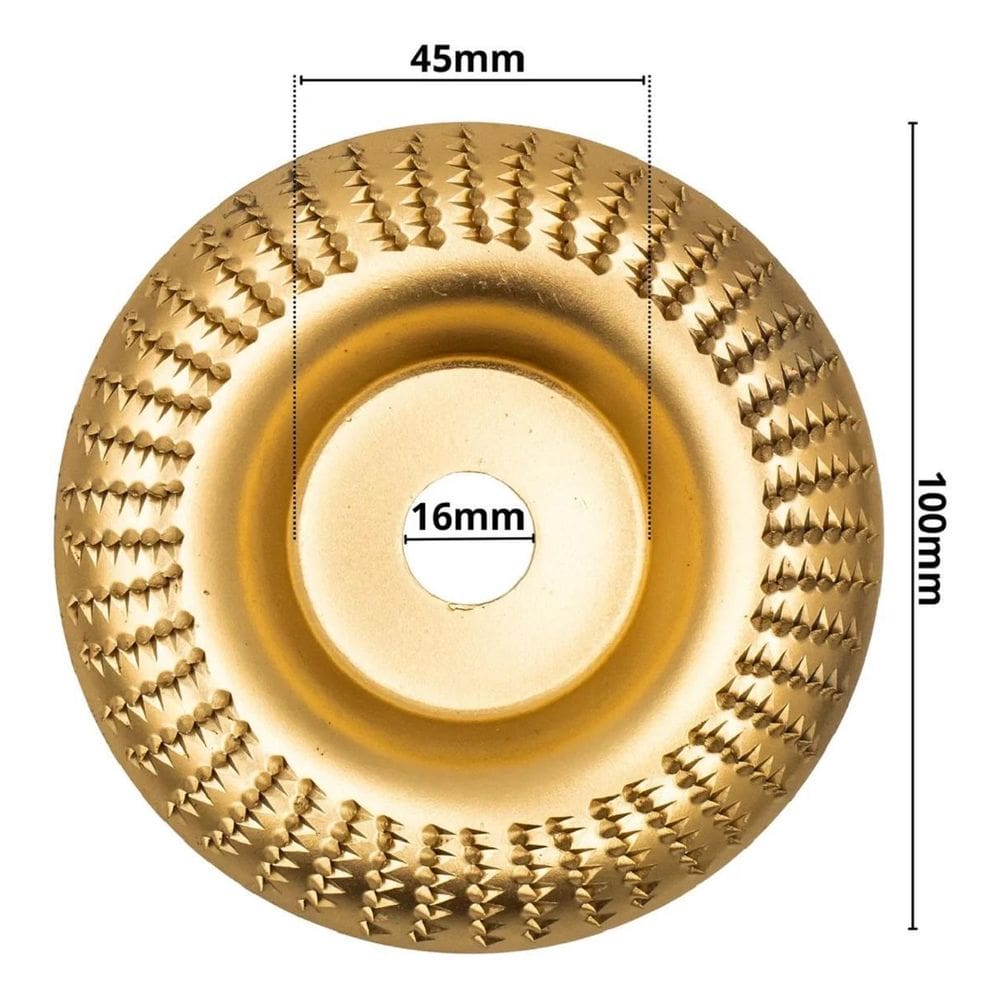 Disco Esmerilhadeira Madeira Desbaste Escarear Furo 16Mm