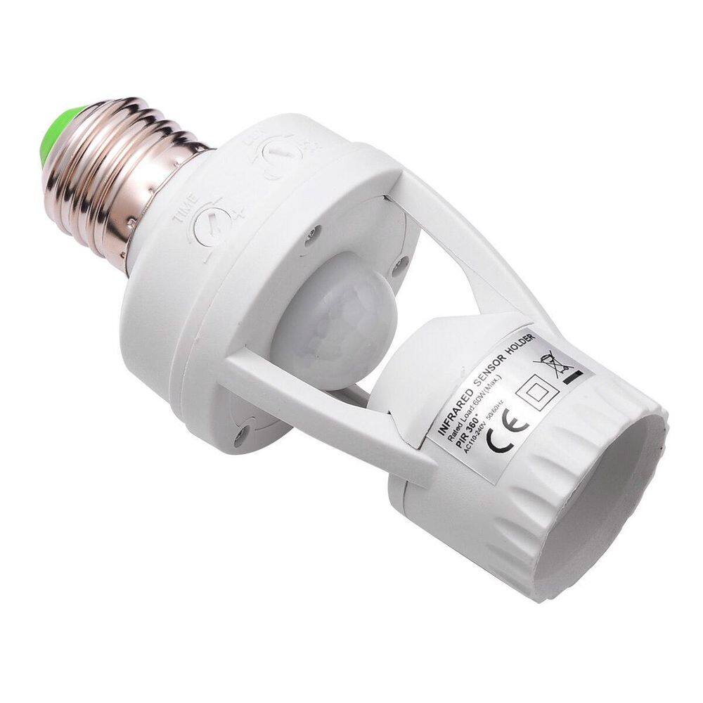 Sensor De Presença Infravermelho Para Lâmpada Soquete E27