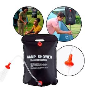 Chuveiro De Acampamento Trilha Camping Solar Portátil Com Mangueira