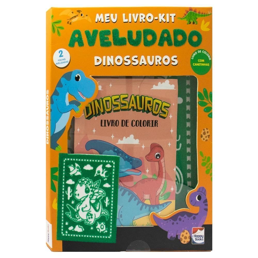 Meu Livro-Kit Aveludado - Dinossauros